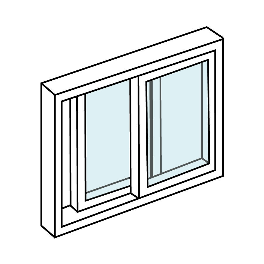 Manilla blanca para ventanas practicables de aluminio y de PVC