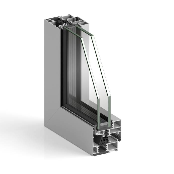 Ventana practicable STRUGAL S64RP Hoja Invisible Ventana practicable STRUGAL S64RP Hoja Invisible