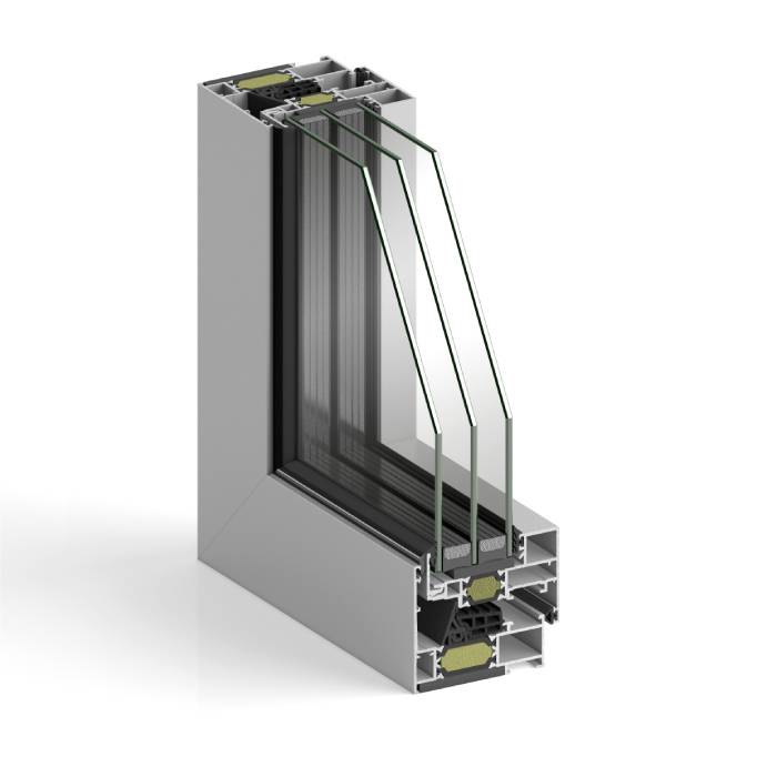 Ventana STRUGAL S74RP Hoja Invisible Ventana STRUGAL S74RP Hoja Invisible